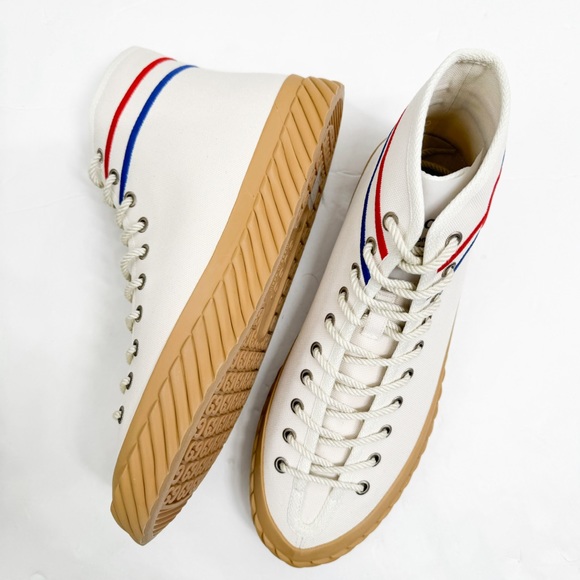 Gucci Interlocking G Logo Canvas High Top Sneakers - Picture 7 of 16